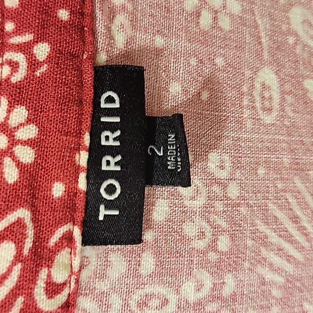 Torrid Button front Romper - Picture 3 of 4